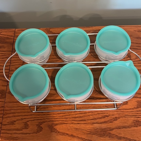 Kitchen Pampered Chef Mini Freezer Bowls Rack Poshmark